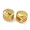 Rack Plating Brass Micro Pave Cubic Zirconia Beads KK-I718-35G-2