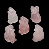 Natural Rose Quartz Carved Healing Figurines G-B062-03D-2