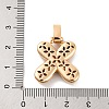 Brass Micro Pave Cubic Zirconia Pendants KK-C076-29X-G02-3