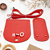 Handmade PU Leather Crochet Shoulder Bag Accessories Kits DIY-CL0002-52A-7