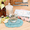 5Pcs 5 Colors Cotton Macrame Cup Mats AJEW-MB0001-03-8