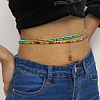 7Pcs 7 Colors Boho Glass Seed Beaded Waist Chains for Women WGEA542-01-2