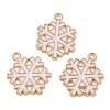 Christmas Light Gold Tone Alloy Enamel Pendants FIND-C031-02KCG-01-3