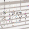 DIY Butterfly Hanging Suncatcher Making Kits DIY-SC0030-69-4