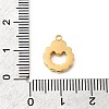 304 Stainless Steel Rhinestone Pendants STAS-P431-38A-G-3