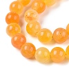 Dyed Natural White Jade Beads Strands G-T138-8mm-210-34-3