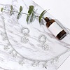 4Pcs 2 Styles Brass Twisted Chains Boot Strap Chains & Alloy Shoes Charms Sets HJEW-BM0001-08-7