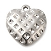 Anti-Tarnish 304 Stainless Steel Pendants STAS-I310-22P-1