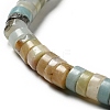 Natural Amazonite Heishi Beads Strands G-I326-08-4