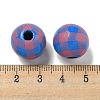 Printed Wood European Beads WOOD-G022-13J-3