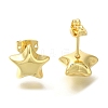 Rack Plating Brass Stud Earrring EJEW-L097-23G-1