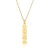 304 Stainless Steel Word Constellation Pendant Necklaces FS-WGAAB2A-01-2
