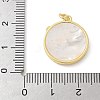 Brass Micro Pave Cubic Zirconia Pendants KK-K298-29B-G-3