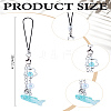 1Pc Shark Resin Bead Mobile Straps for Women AJEW-LP0006-18B-2