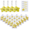 25Pcs Cute Star Shaped Doll Pendant Decorations HJEW-DC0001-29-1