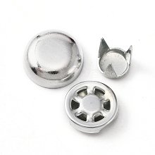 Aluminum Cap Top Buttons BUTT-WH0015-62B