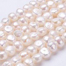 Natural Cultured Freshwater Pearl Beads Strands PEAR-P002-28