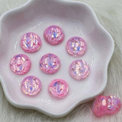 Transparent Resin Cabochons RESI-TAC0006-04F-1