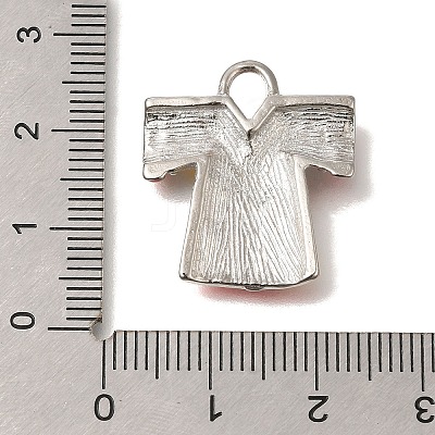 Brass Enamel Pendants FIND-C065-30P-1