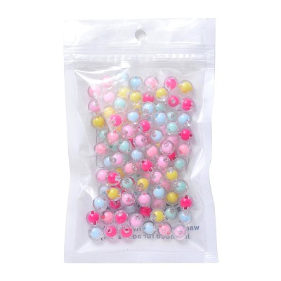 Transparent Acrylic Beads TACR-YW0001-03A-1