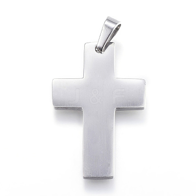 Tarnish Resistant 304 Stainless Steel Pendants STAS-K162-021P-1