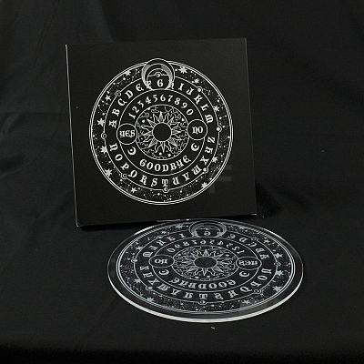 Round Acrylic Pendulum Boards WICR-PW0003-001-1