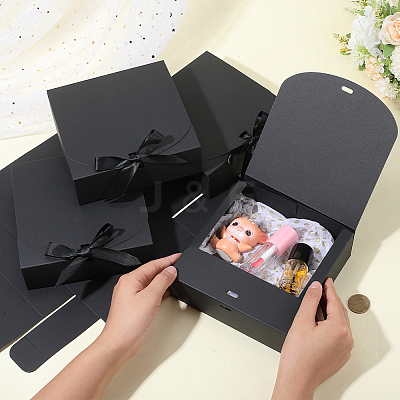 Folding Paper Gift Boxes with Ribbon CON-WH20001-11B-02-1