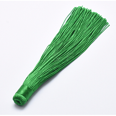 Nylon Tassels Big Pendant Decorations HJEW-G010-B05-1