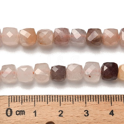 Natural Violet Strawberry Quartz Beads Strands G-H078-C08-01-1