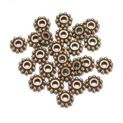 Gear Tibetan Style Alloy Spacer Beads MAB145-NF-1