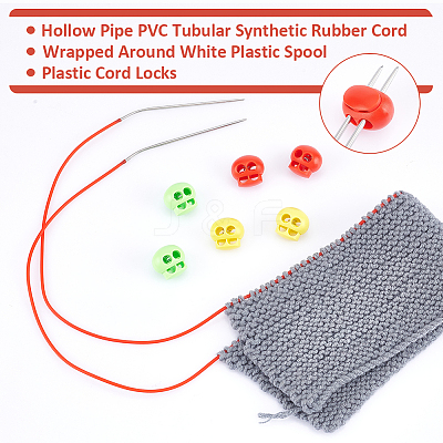 3M Hollow Pipe PVC Tubular Synthetic Rubber Cord DIY-NB0012-60A-1