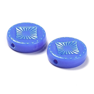 Opaque Acrylic Beads OACR-G016-07I-1