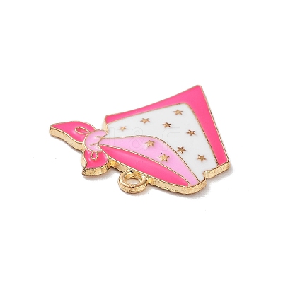 West Cowboy Theme Golden Plated Alloy Enamel Pendants FIND-B036-02F-1