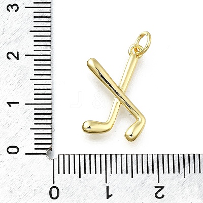 Brass Pendants KK-K400-13G-1