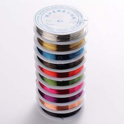 Round Copper Jewelry Wire CWIR-CW0.5mm-1
