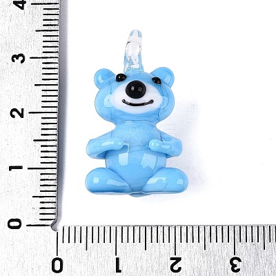 Handmade Lampwork Pendants LAMP-N034-24C-1
