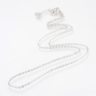 Iron Cable Chains Necklace Making X-MAK-R016-45cm-P-1