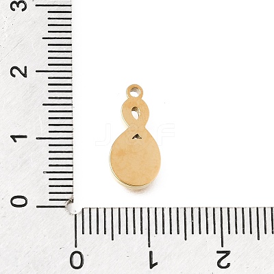 304 Stainless Steel Enamel Rhinestone Pendants STAS-E531-14G-1
