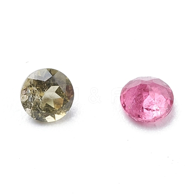 Faceted Natural Multicolor Tourmaline Cabochons X-G-I295-05C-02-1