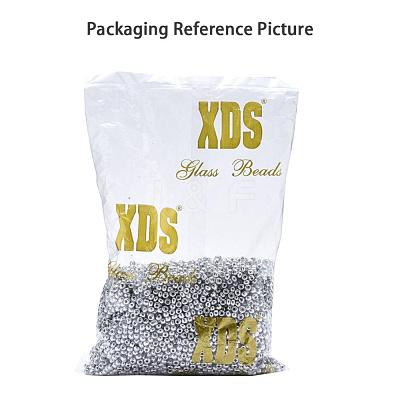 Electroplate 6/0 Glass Seed Beads SEED-Q005-P-1