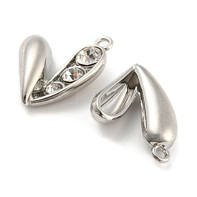 Alloy with Glass Pendants FIND-G062-06P-01-1