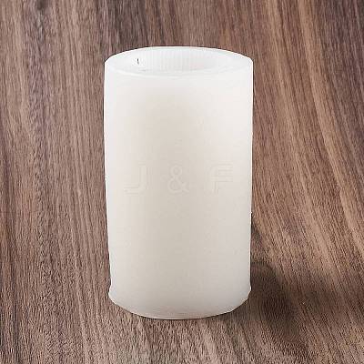 DIY Sand Glass Shaped Striped Pillar Candle Silicone Molds LS-SIMO-P001-01B-1