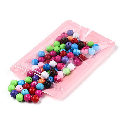 Macaron Color Plastic Yin-yang Resealable Bags OPP-N001-01C-08-1