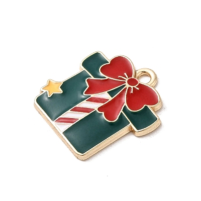 Christmas Alloy Enamel Pendants FIND-H055-17F-G03-1
