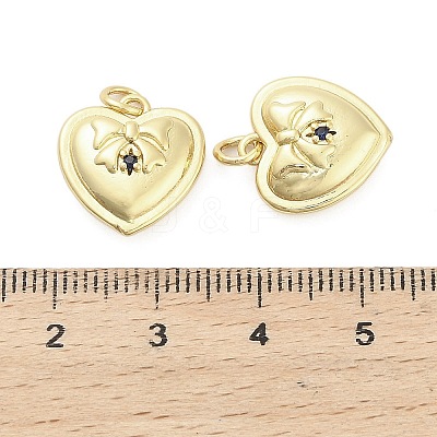 Brass Micro Pave Cubic Zirconia Pendants KK-H527-02A-G-1