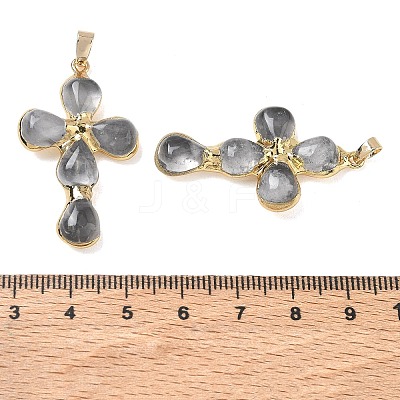 Natural Quartz Crystal Pendants GG-CBA9F30-02G-18-1