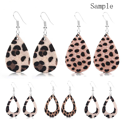 Imitation Leather Big Pendants FIND-N001-06-1