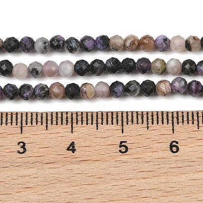 Natural Charoite Beads Strands GG-CBA1497-A01-3mm-1