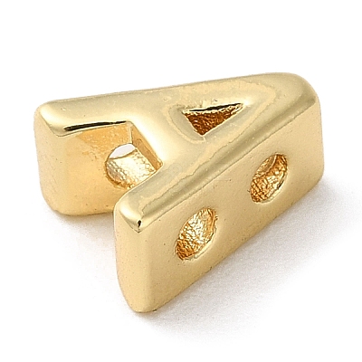 Rack Plating Brass Slide Charms KK-M254-15G-A-1