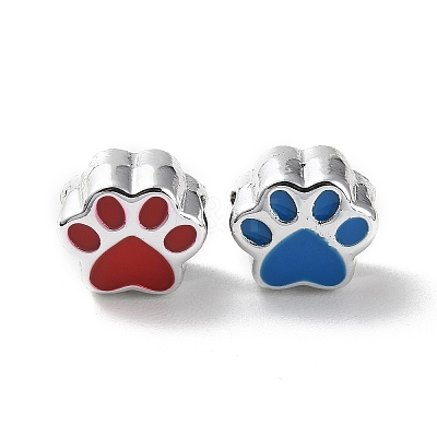 Acrylic European Beads X-OACR-F007-03S-1